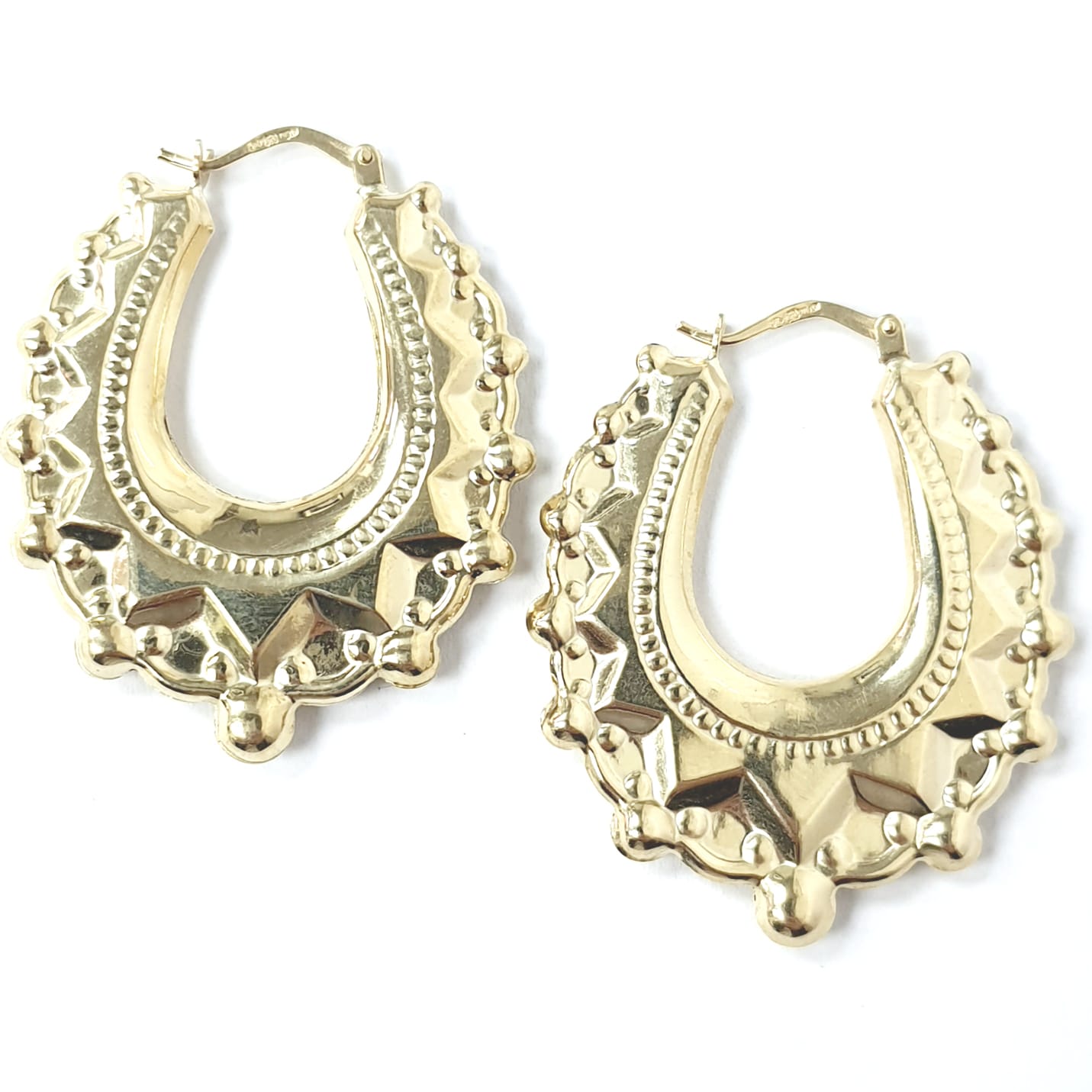Gypsy Creole Brass earrings