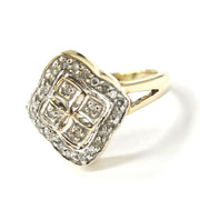 Load image into Gallery viewer, 9ct Yellow Gold Diamond Ring
