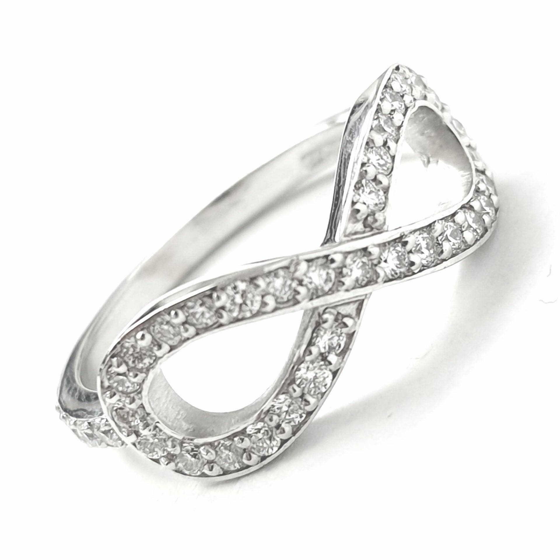Silver Legacy Infinity Sky Blue & White Diamond Ring – Steven Singer  Jewelers